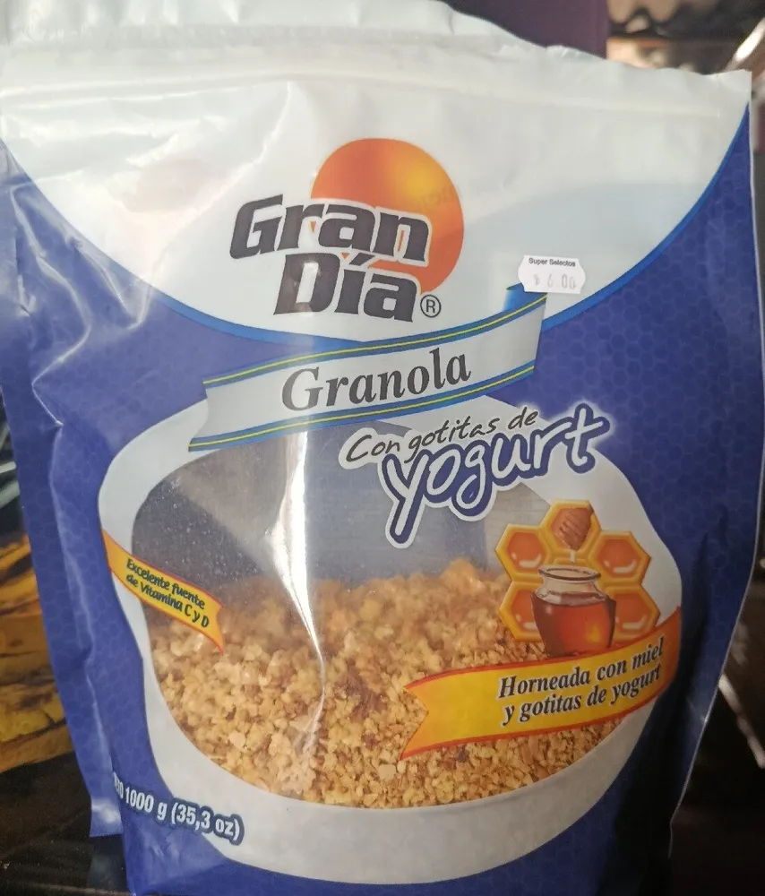 Granola Con Gotitas De Yogurt
