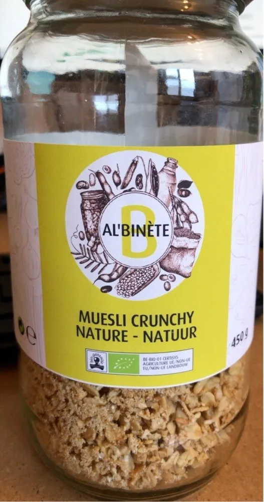 Muesli crunchy nature