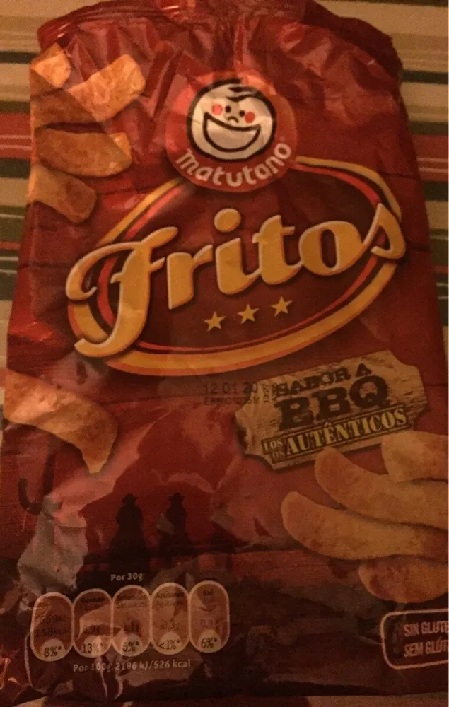 Fritos sabor a BBQ