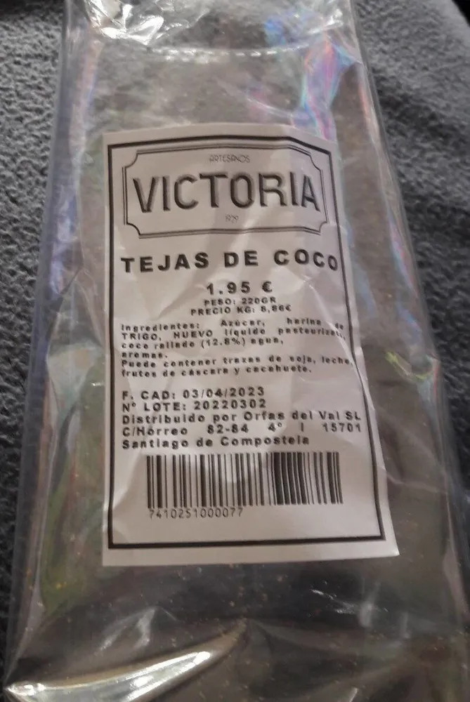 Tejas de coco