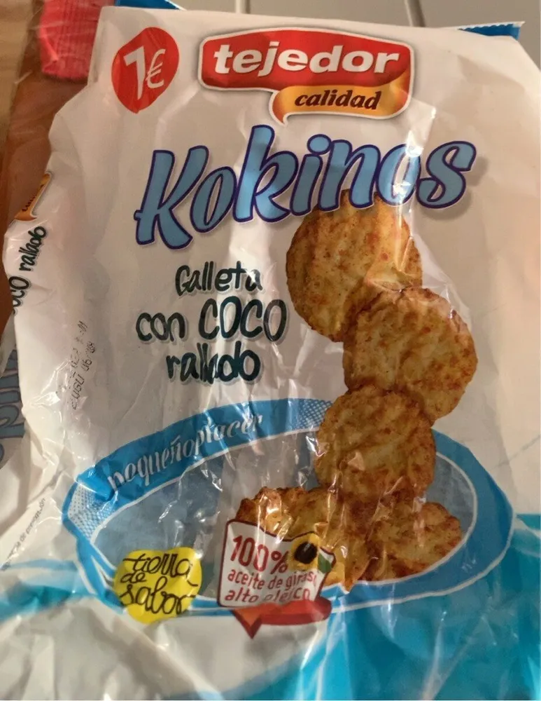 Galleta con coco rallado