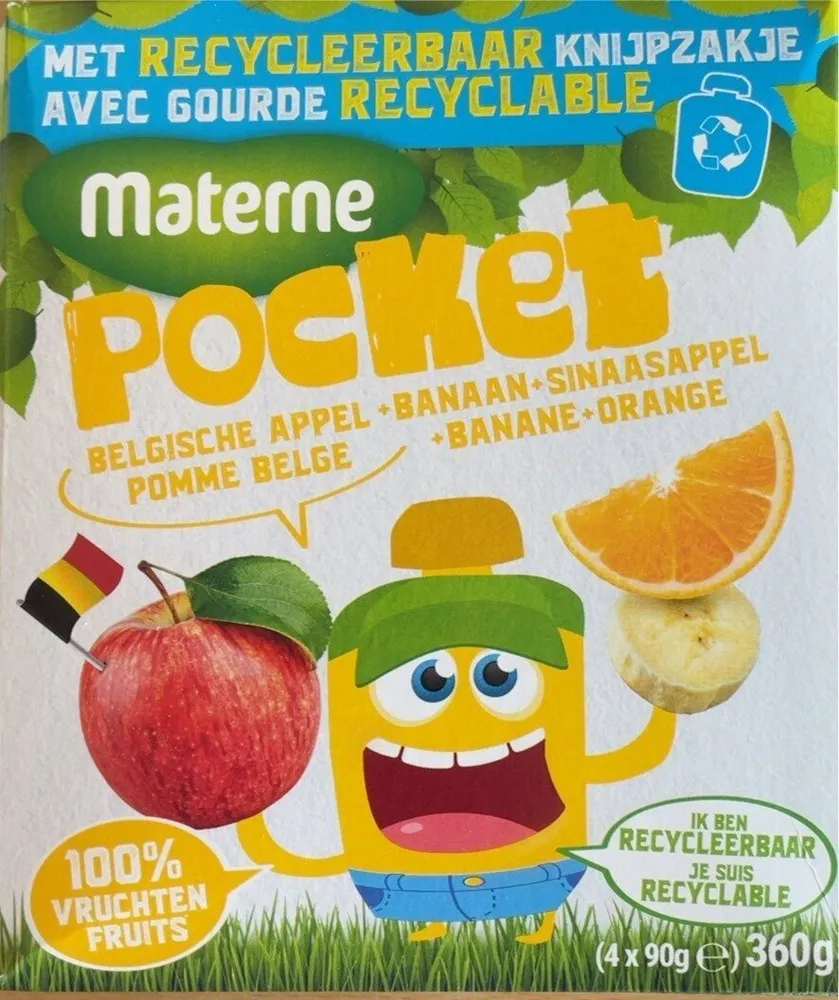 Pocket pomme banane orange