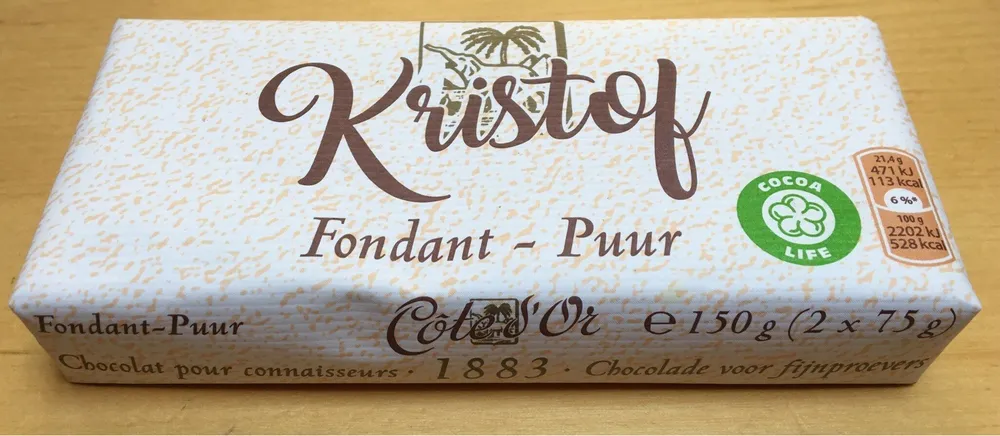 Chocolat noir fondant