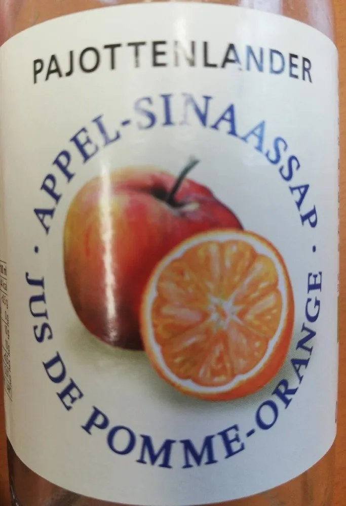 Jus de pomme orange