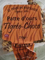 Patte d'ours tigrée choco