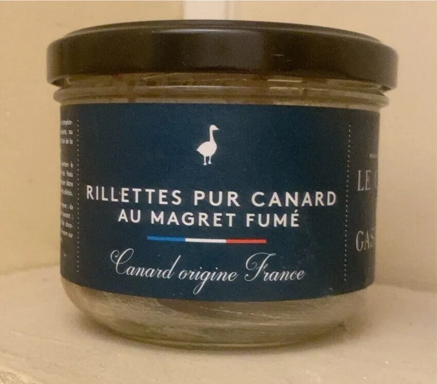 Rillettes pur canard au magret fumé