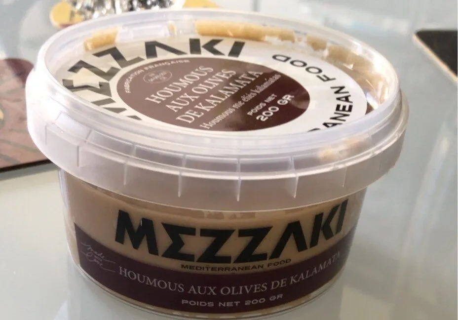Houmous aux olives de Kalamata