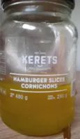 Hamburger Slices Cornichons