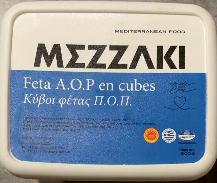 Feta AOP en cubes