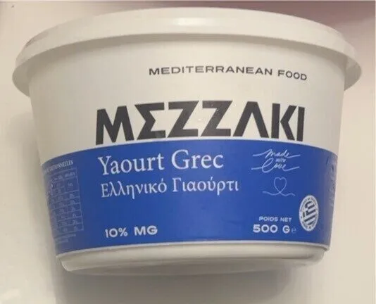 Yaourt grec  10% MG