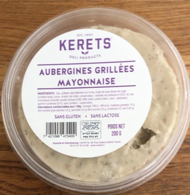 Kerets Aubergines grillées mayonnaise