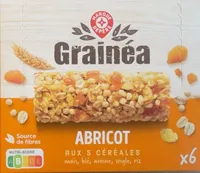 Barres céréalières aux morceaux d’abricot sec