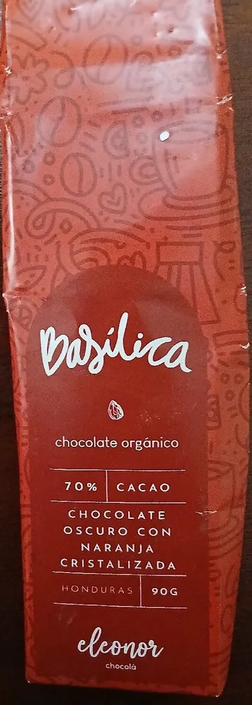 Chocolate Oscuro Con Naranja Cristalizada