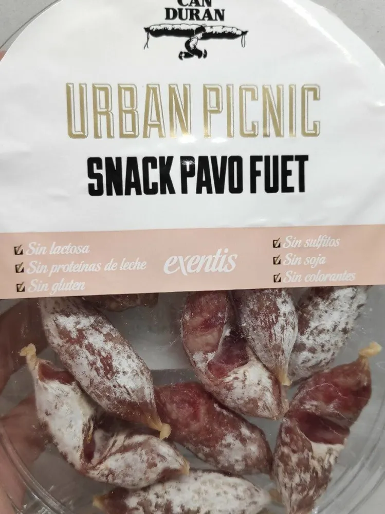 Urban picnic snack pack fuet