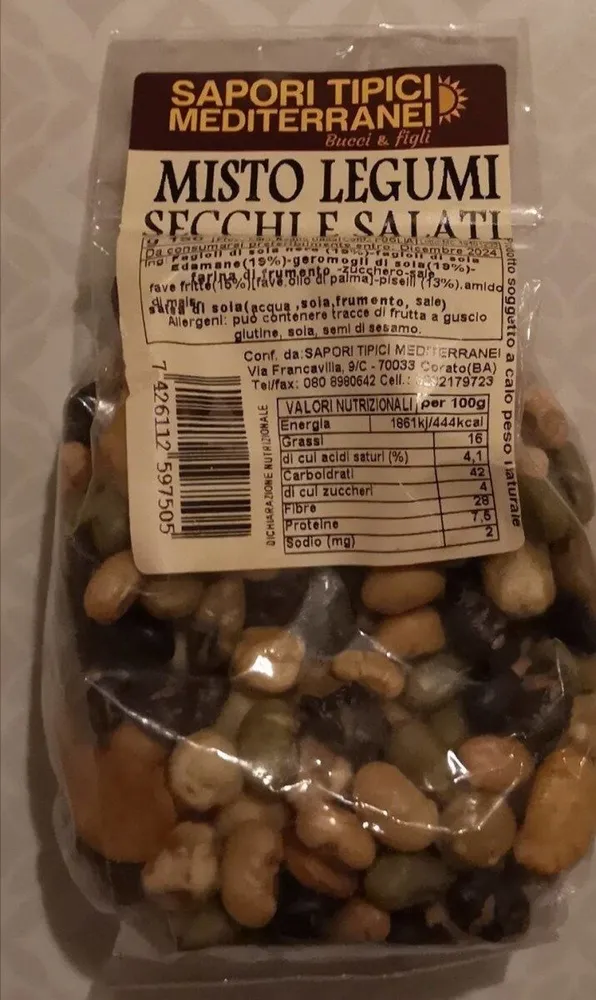 Misto legumi secchi e salati