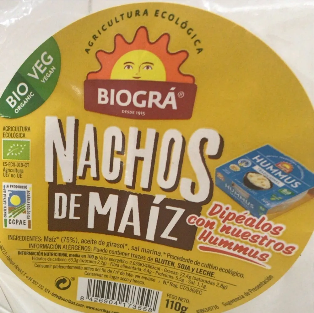 Nachos de maiz