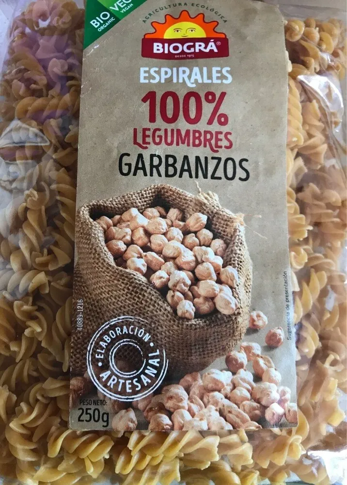 Garbanzos espirales