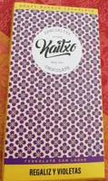 Chocolate con leche regaliz y violestas
