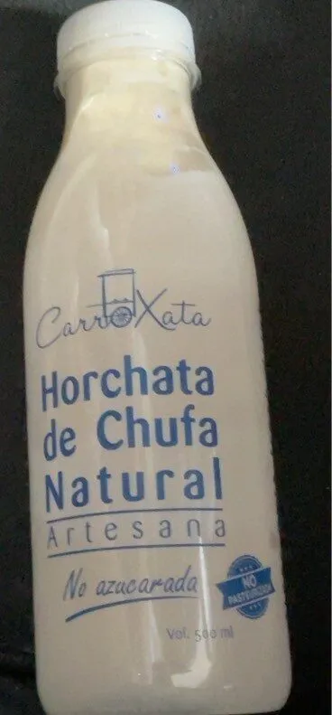 Horchata de chufa natural sin azucar