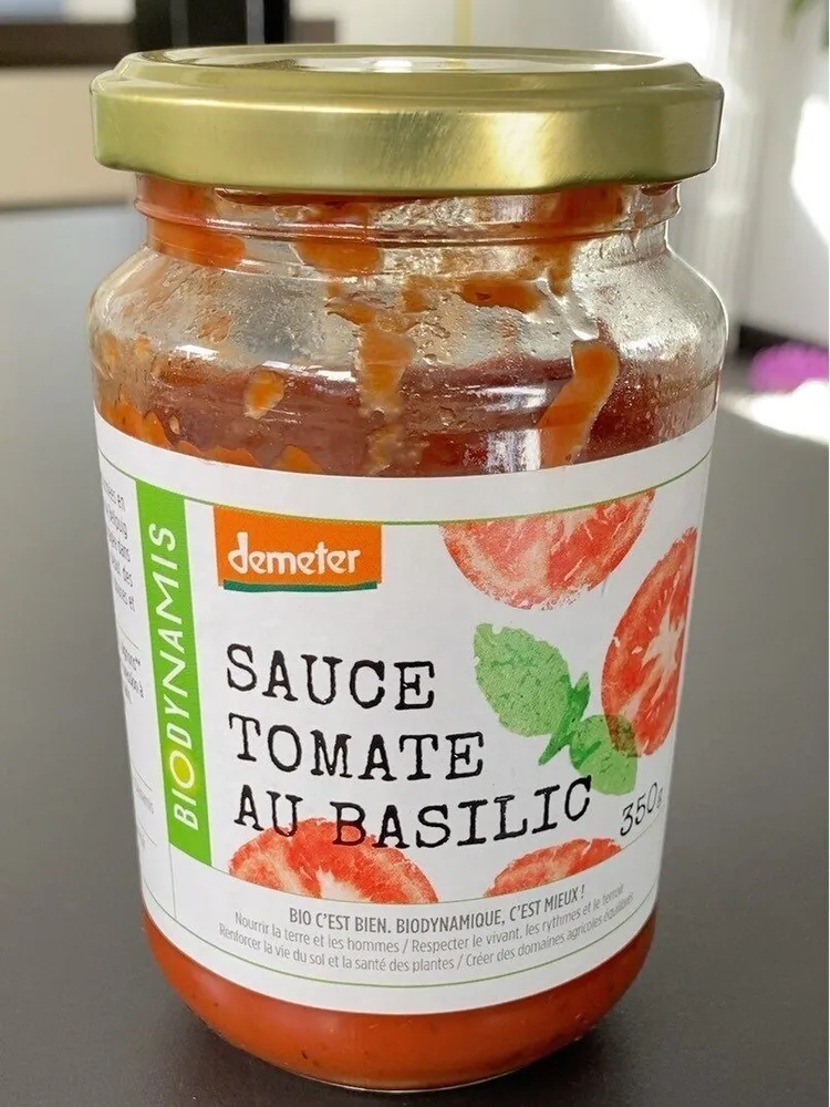 Sauce tomate au basilic
