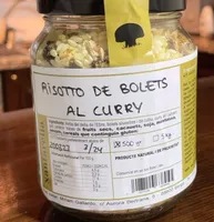 Risotto de bolets al curry