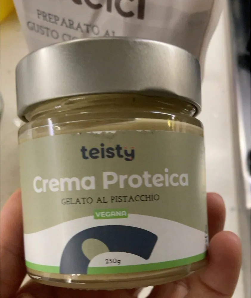 Crema proteica pistacchio