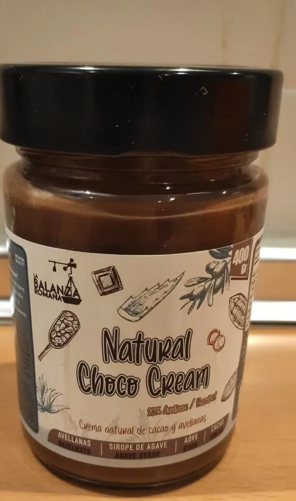 Natural choco cream
