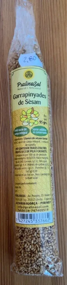 Garrapinyades de sèsam