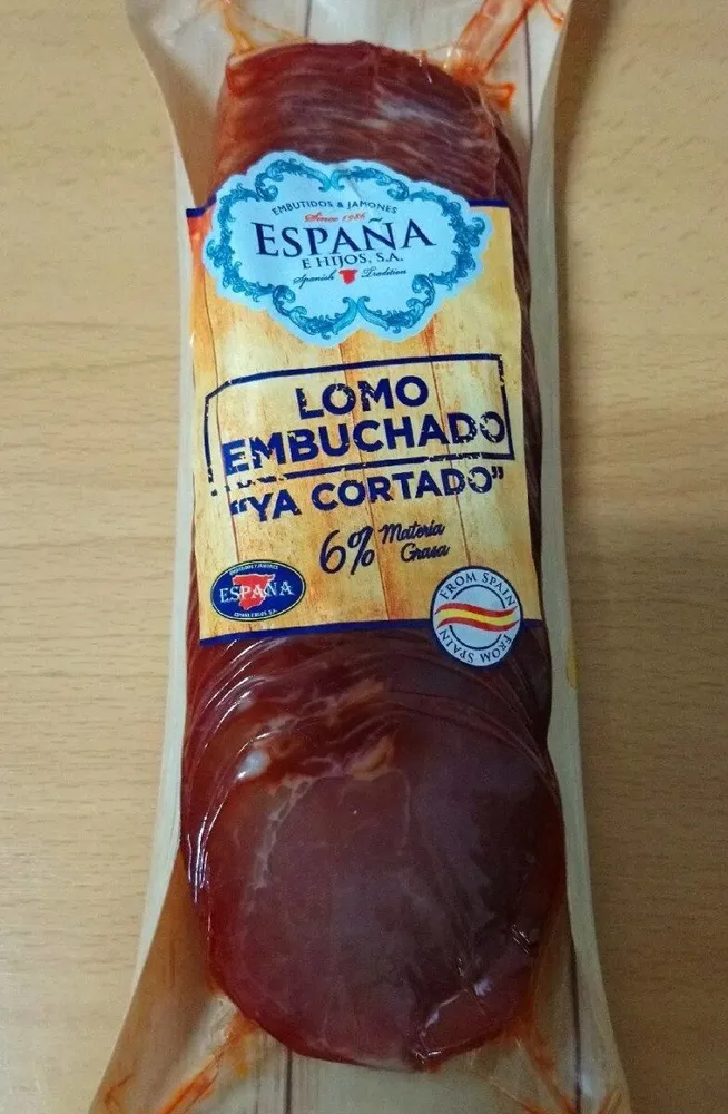 Lomo embuchado ya cortado España