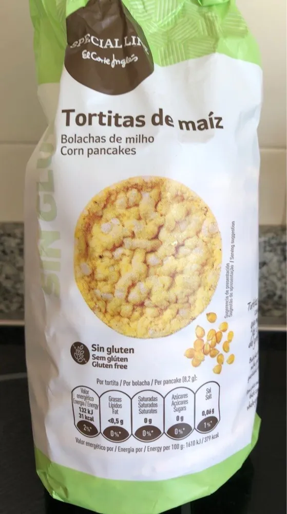 Tortitas de maiz sin gluten