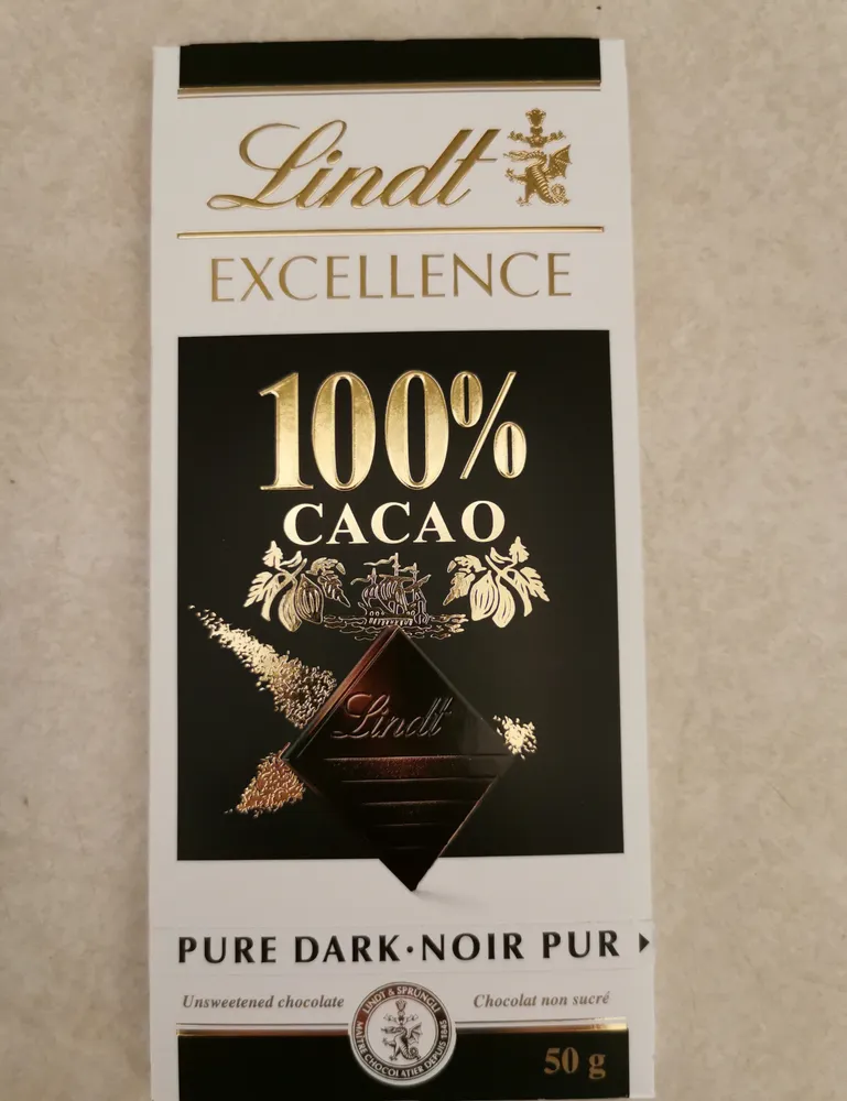 chocolat noir 100% cacao