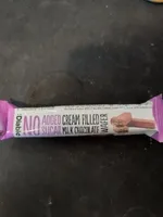 Cream filled milk chocolate wafer