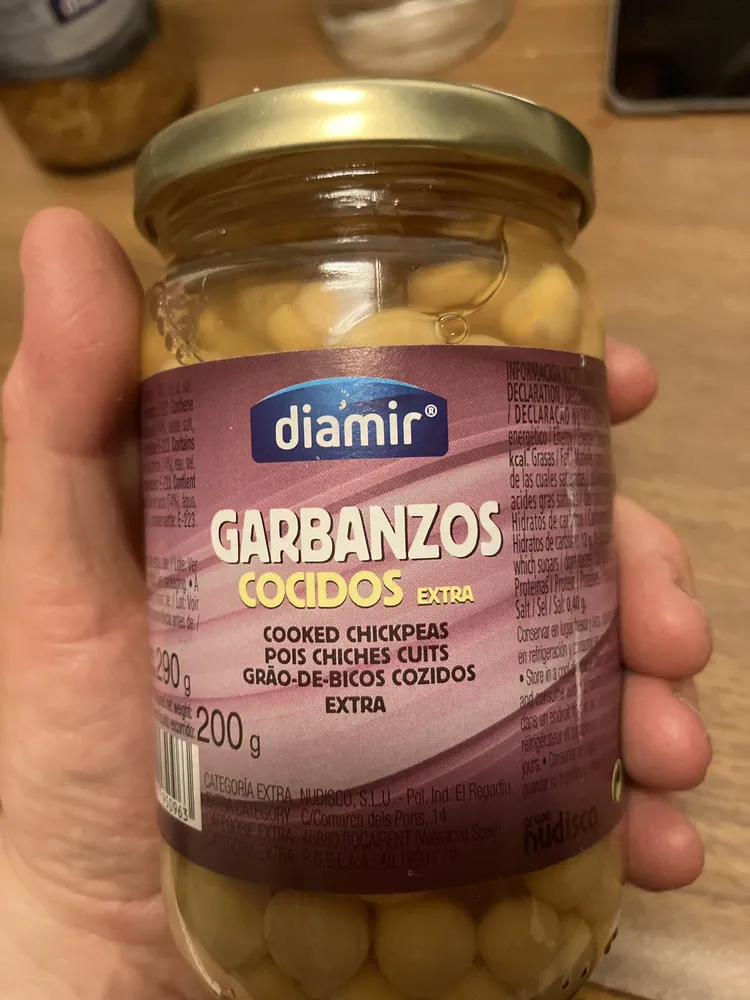 Garbanzos cocidos extra