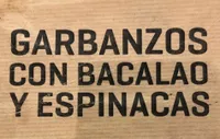 Garbanzos con bacalo y espinacs