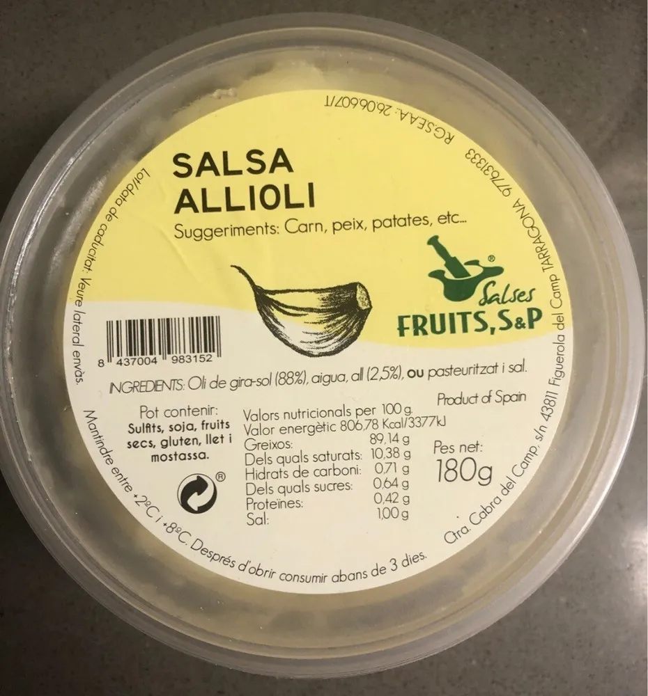 Salsa Allioli