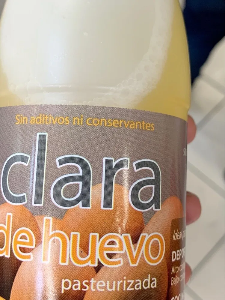 Claras de huevo
