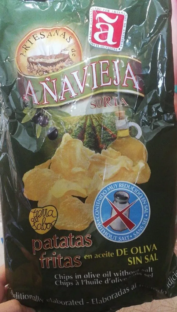 Patatas fritas sin sal