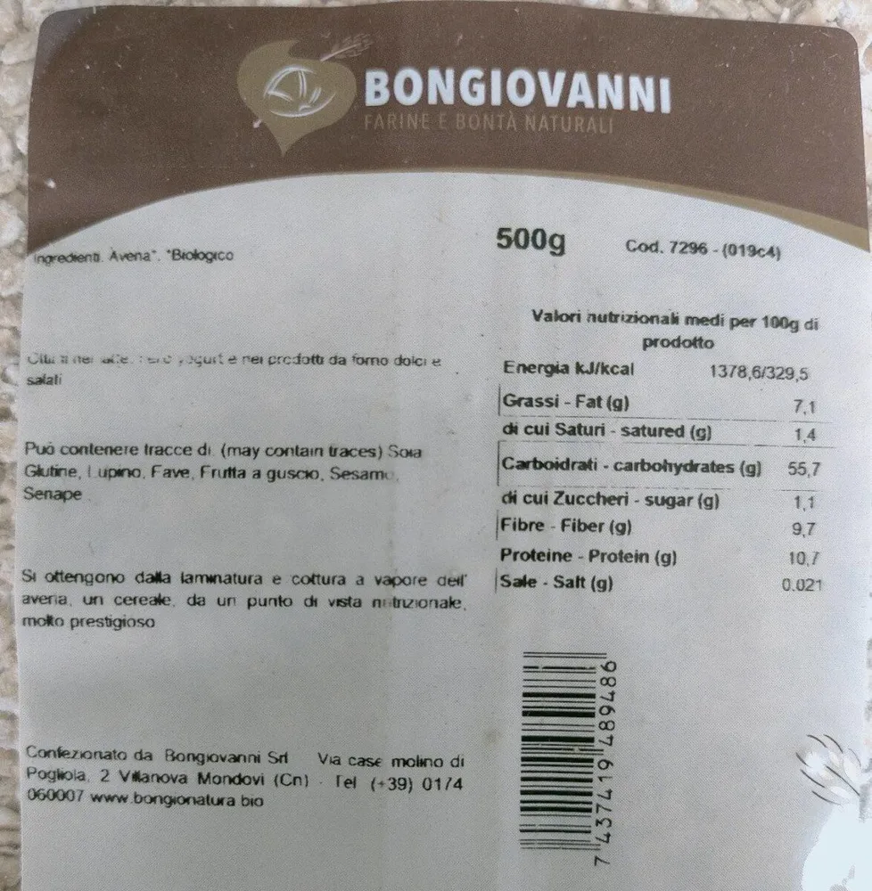 Fiocchi d'avena