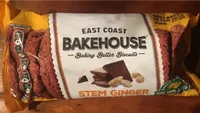 Stem ginger & chocolate chunk crunchy cookies