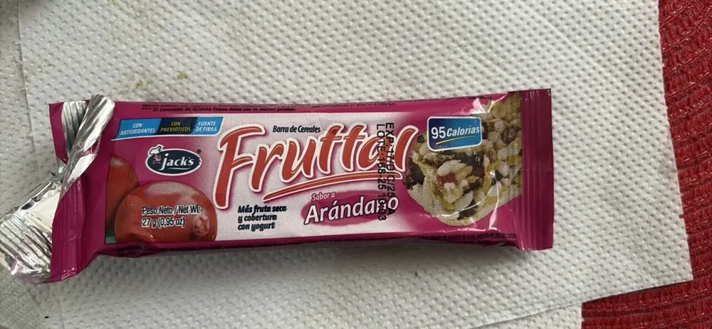 Barra de Cereales Fruvita sabor a Arandano