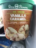 Helado lacteo vainilla y caramelo