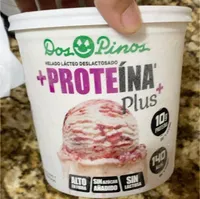Proteina Plus Leche condensada con veta de fresa
