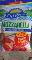 Queso rallado mozzarella del prado 227g
