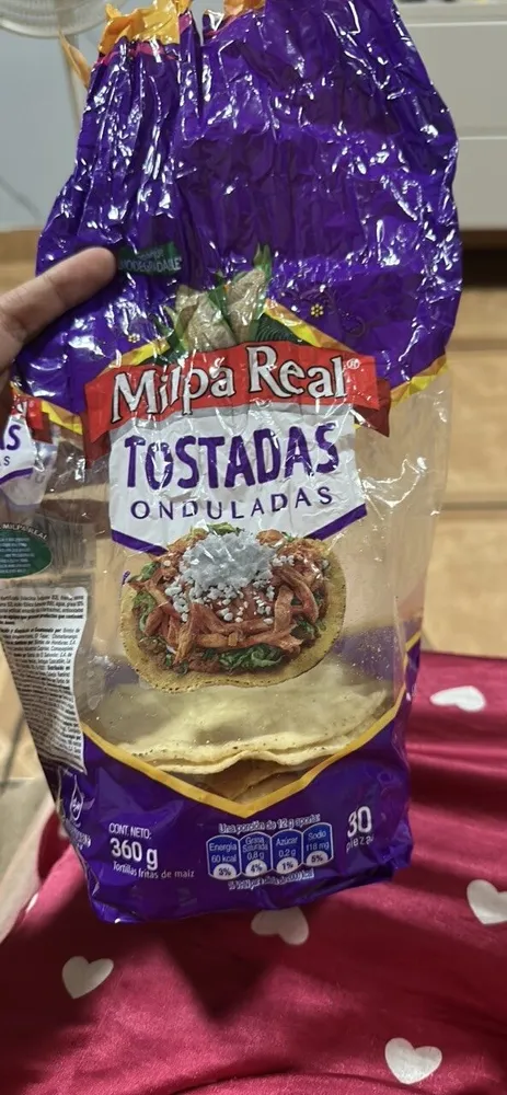 Tostadas onduladas