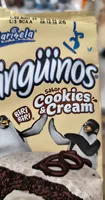 Pingüinos cookies cream