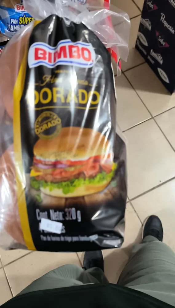 Hamburguesa dorado