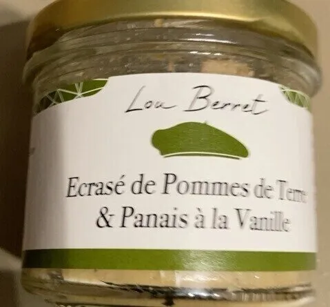 Écrasé de pommes de terre et panée à la vanille