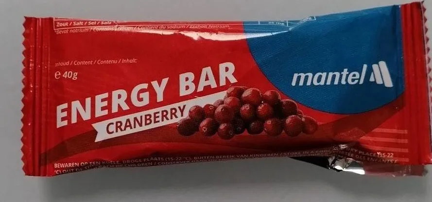 Energy bar cranberry