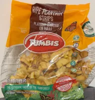 Ripe plantain strips