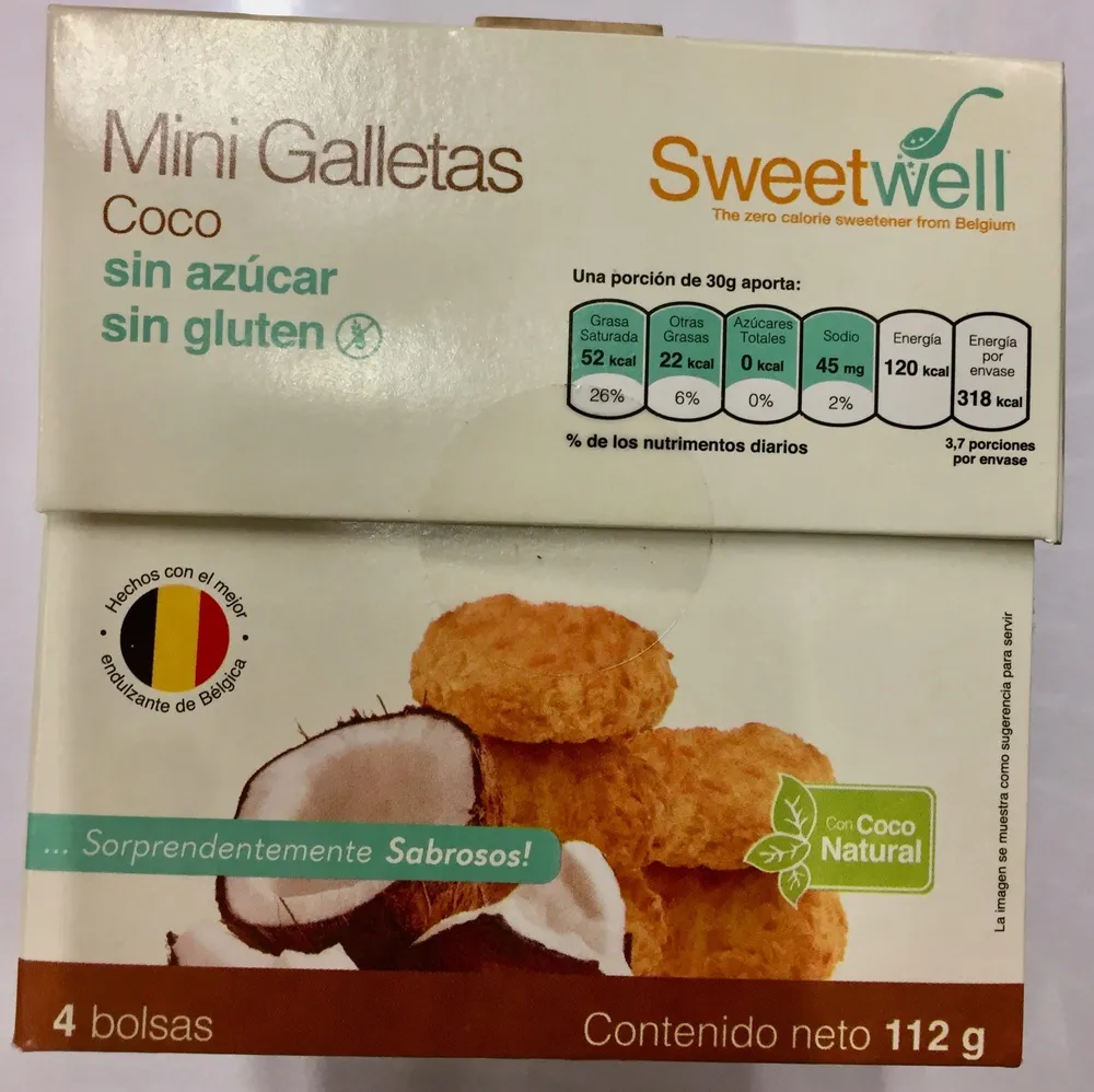 Mini galltetas  de coco Sweetwell